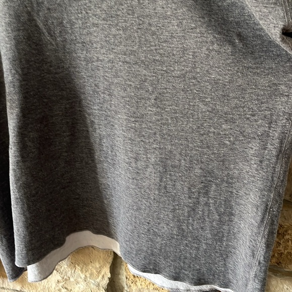 LL Bean Dark Gray Distressed Oversized Long Sleeve Henley Shirt Size 2XL Tall - Picture 8 of 15
